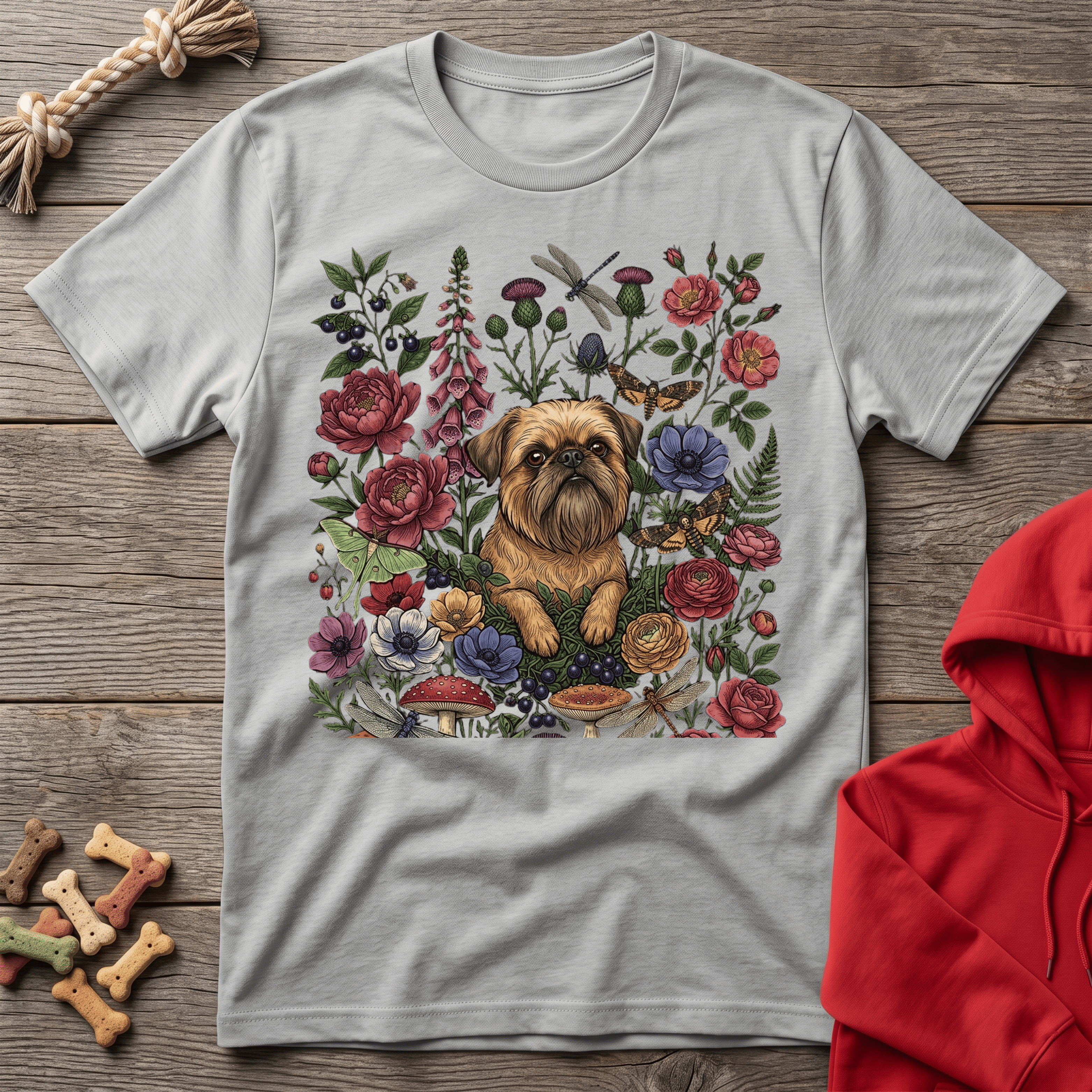 Brussels Griffon - Floral Griff