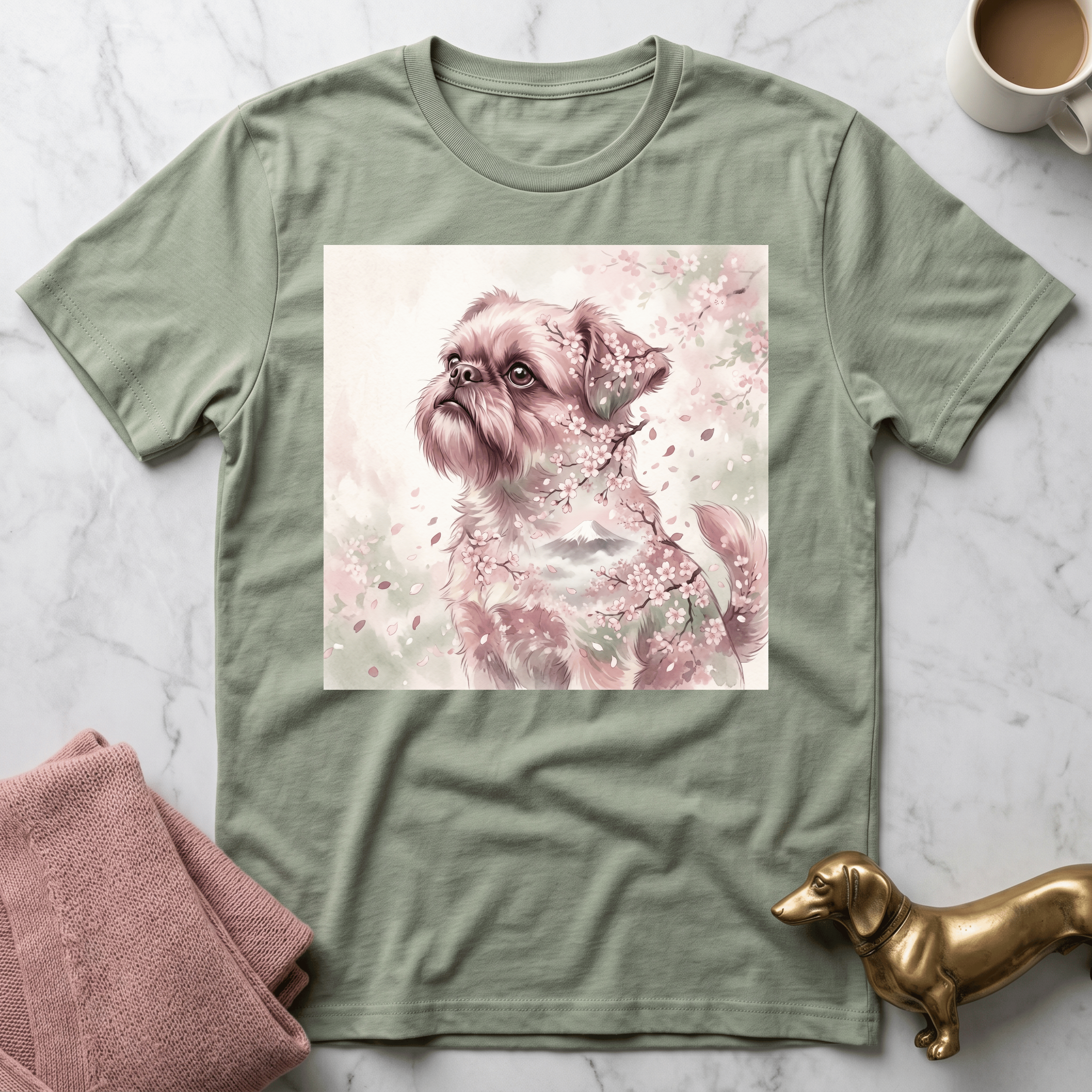 Brussels Griffon - Cherry Blossom