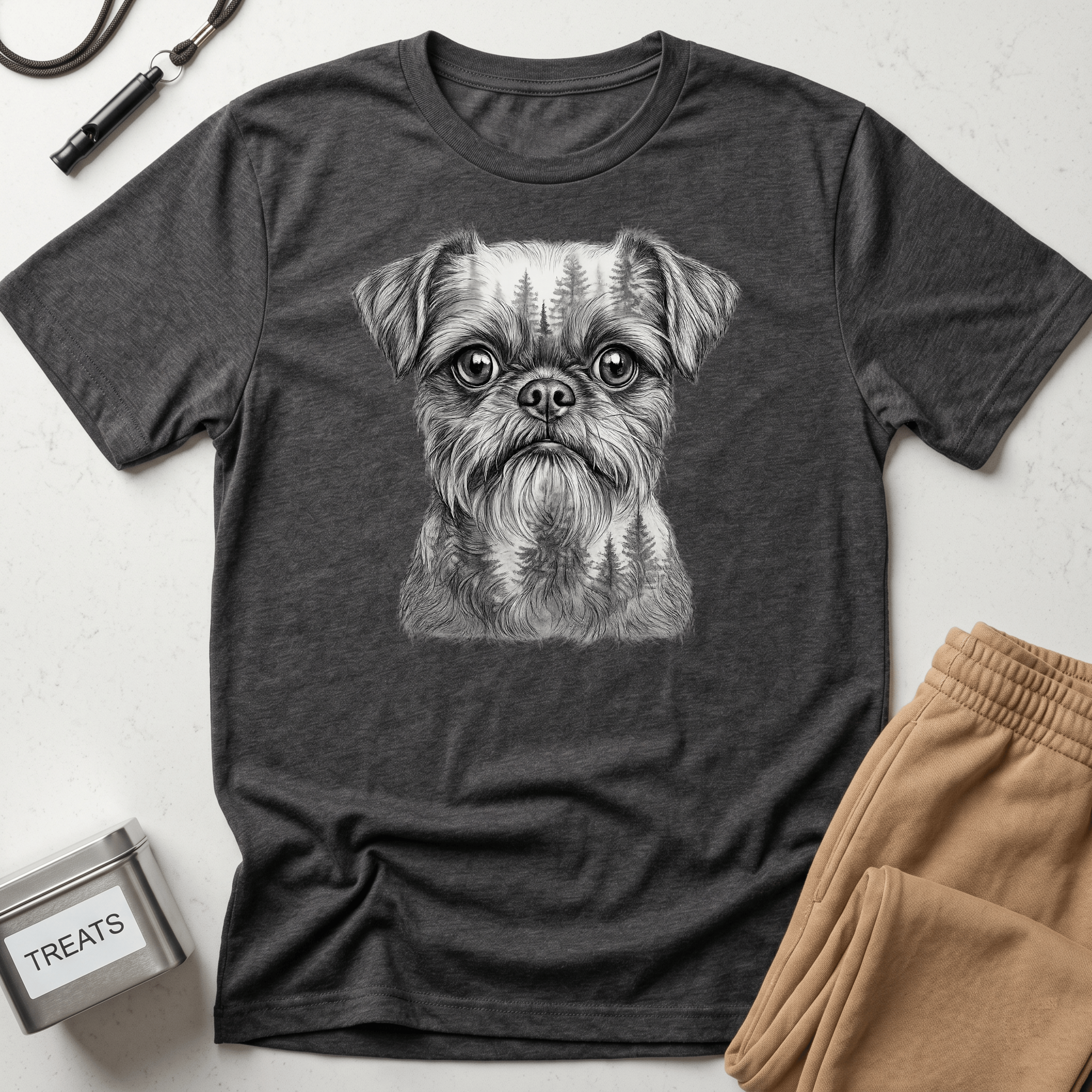 Brussels Griffon - Graphite Griff