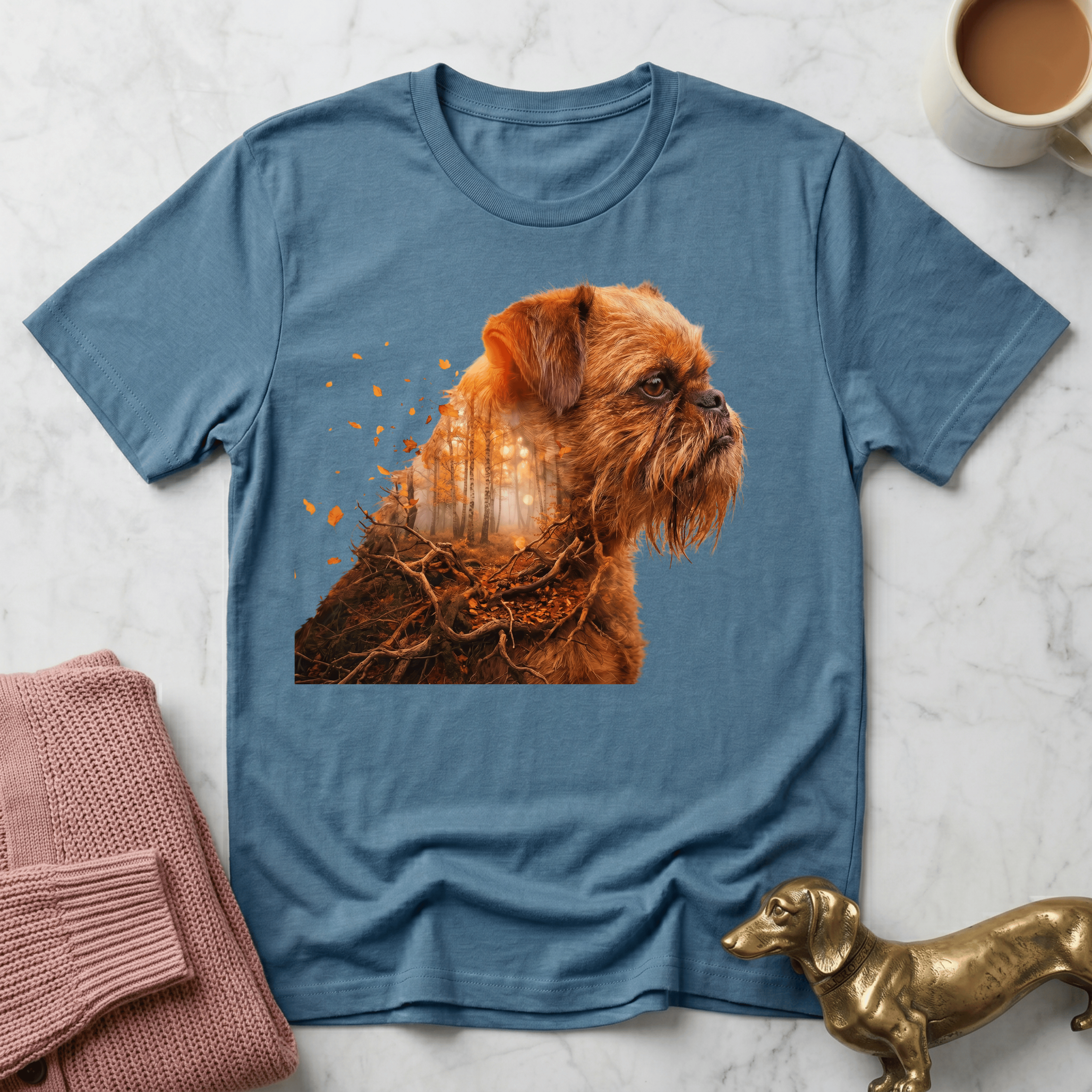 Brussels Griffon - Autumnal Forest