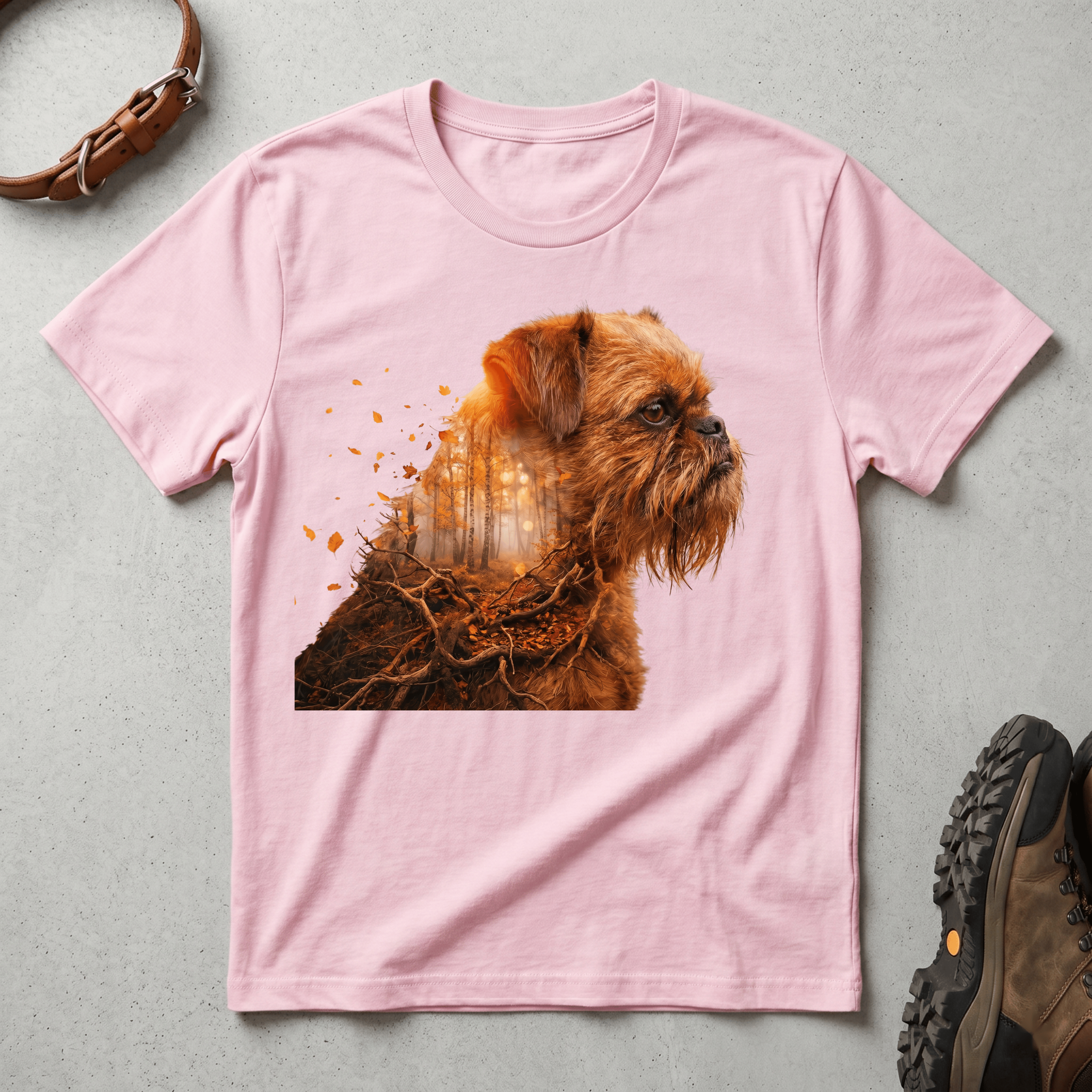 Brussels Griffon - Autumnal Forest