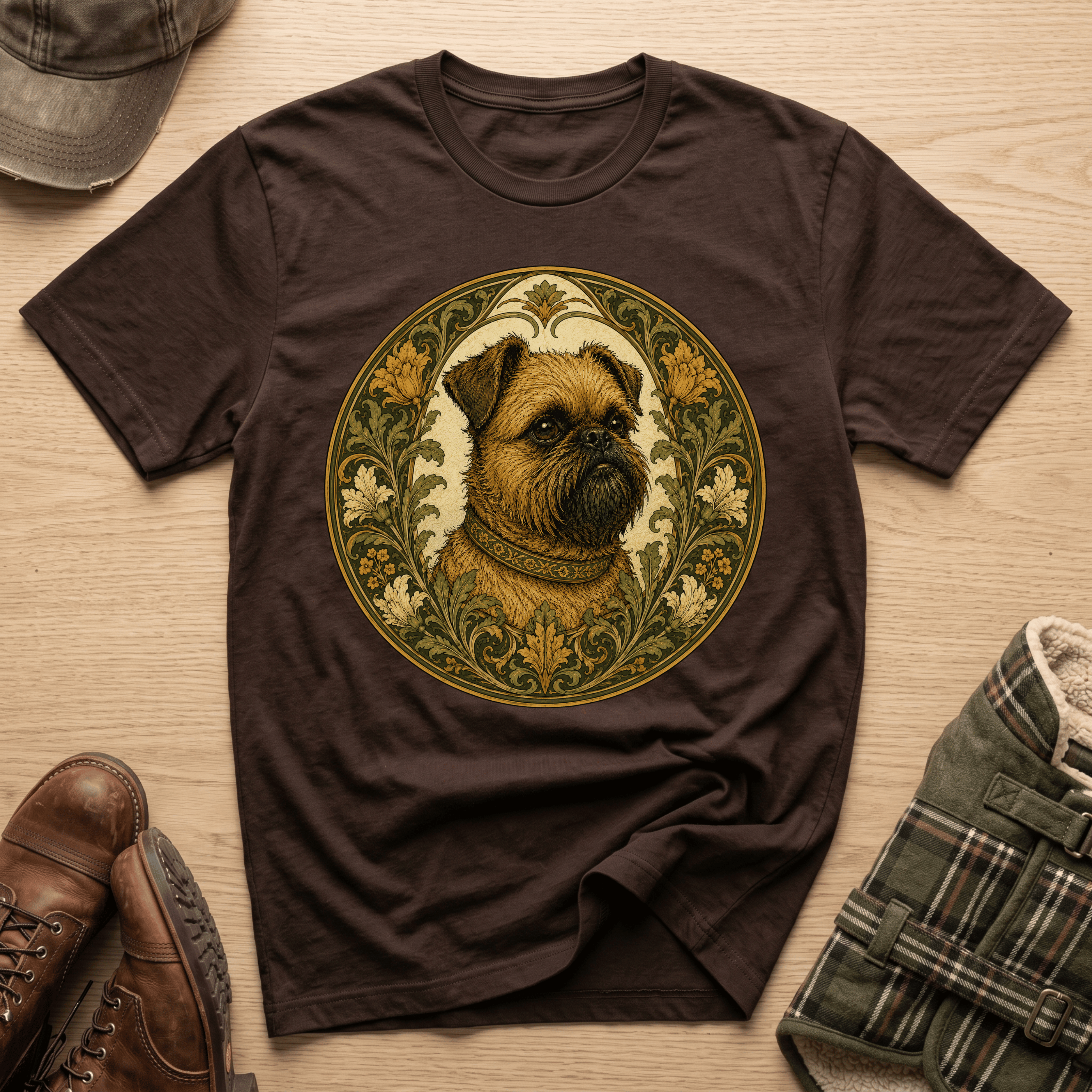 Brussels Griffon - Botanical Nouveau