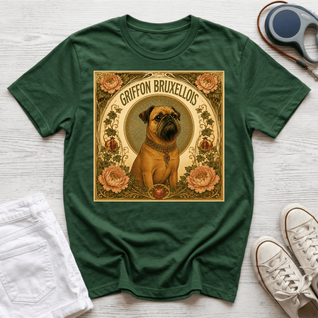 Brussels Griffon - Mucha Style