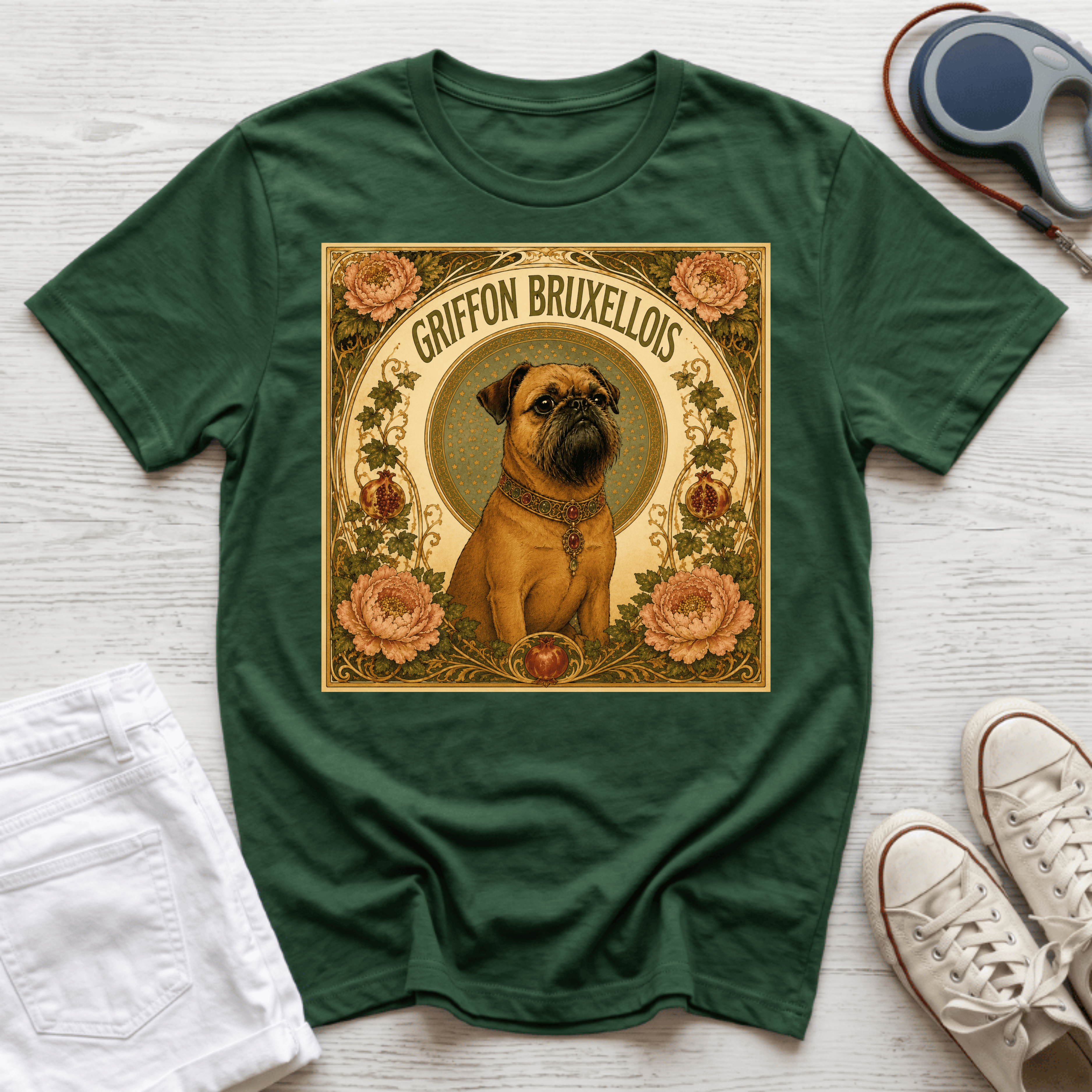 Brussels Griffon - Mucha Style