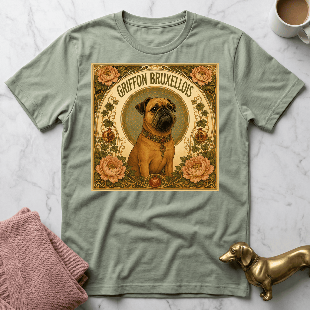 Brussels Griffon - Mucha Style