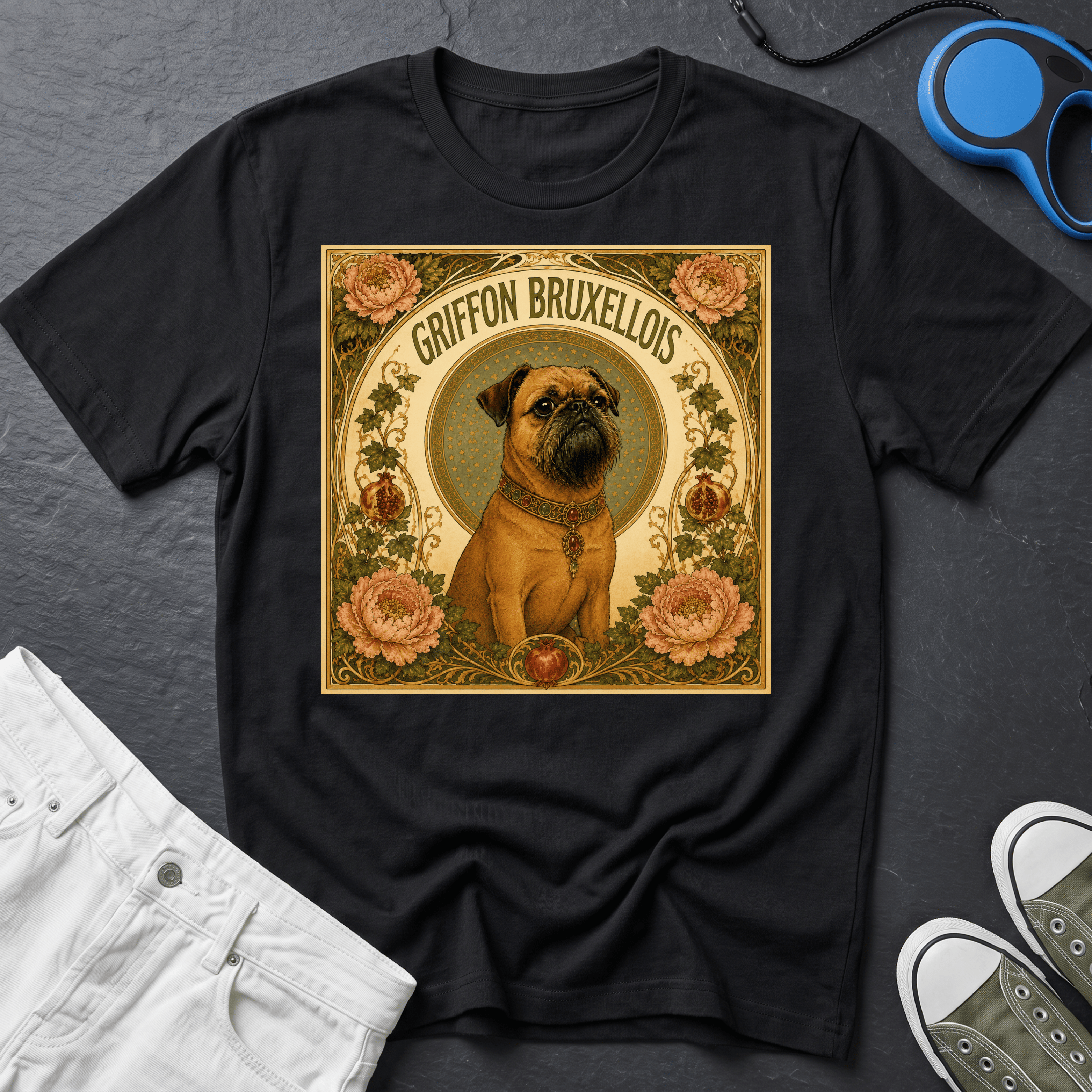 Brussels Griffon - Mucha Style