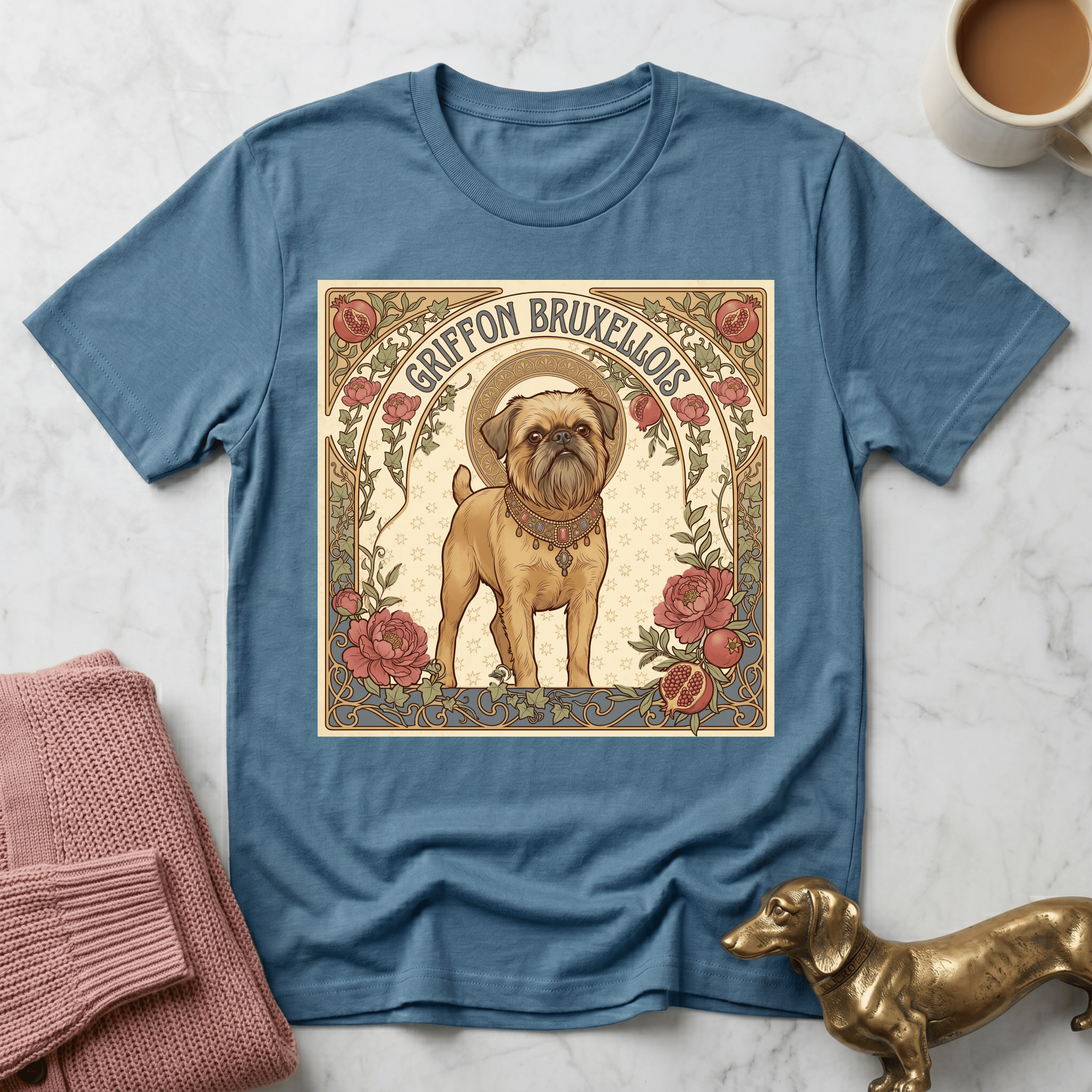 Brussels Griffon - Mucha Nouveau