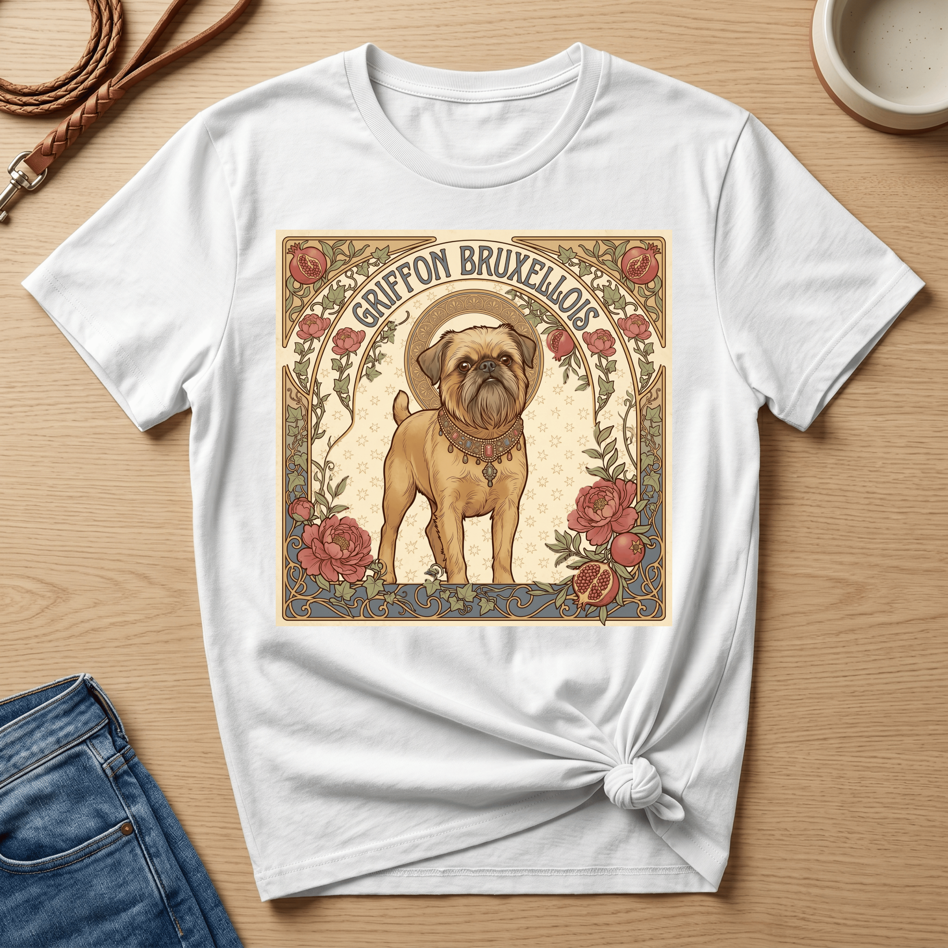 Brussels Griffon - Mucha Nouveau
