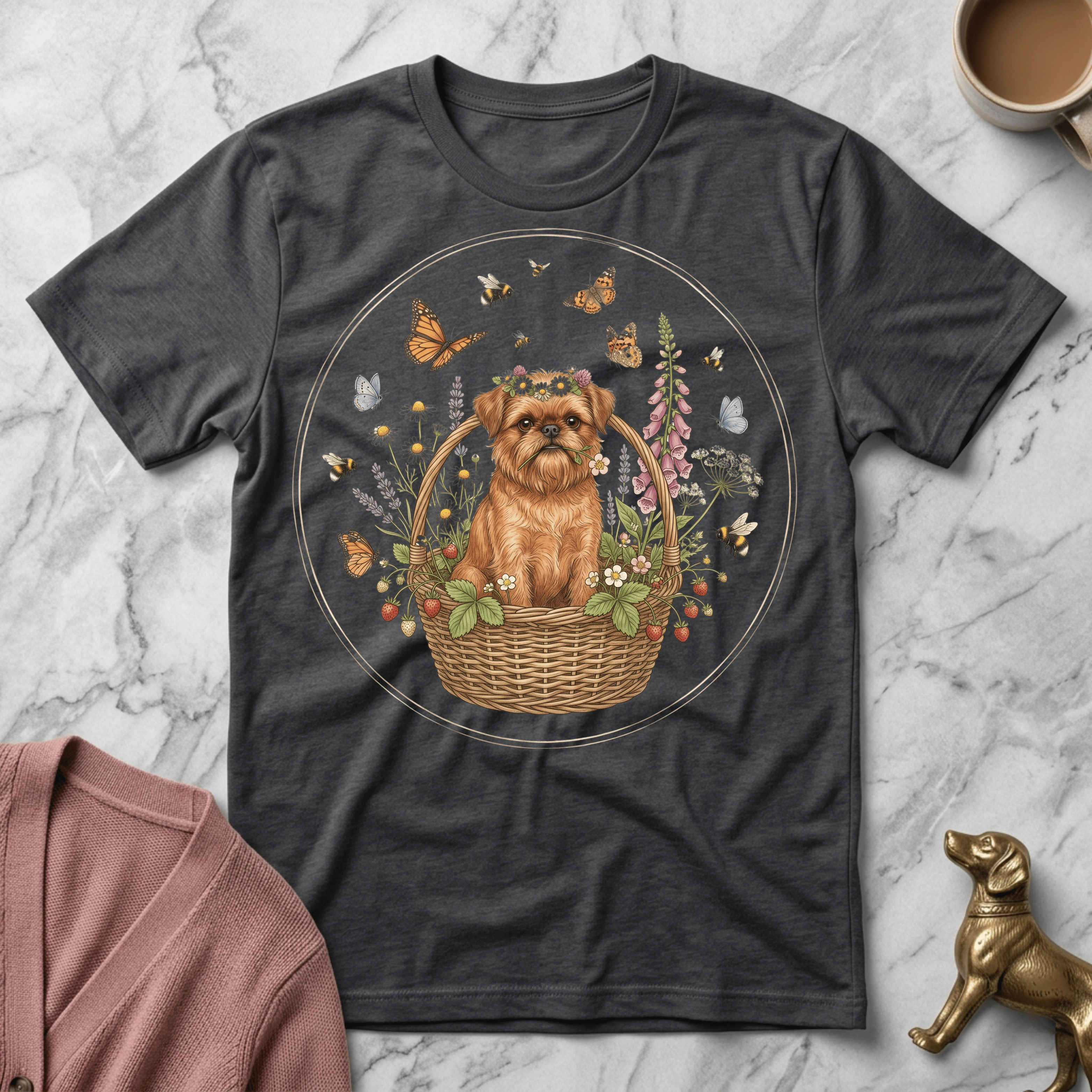 Brussels Griffon - Butterflies & Griffon
