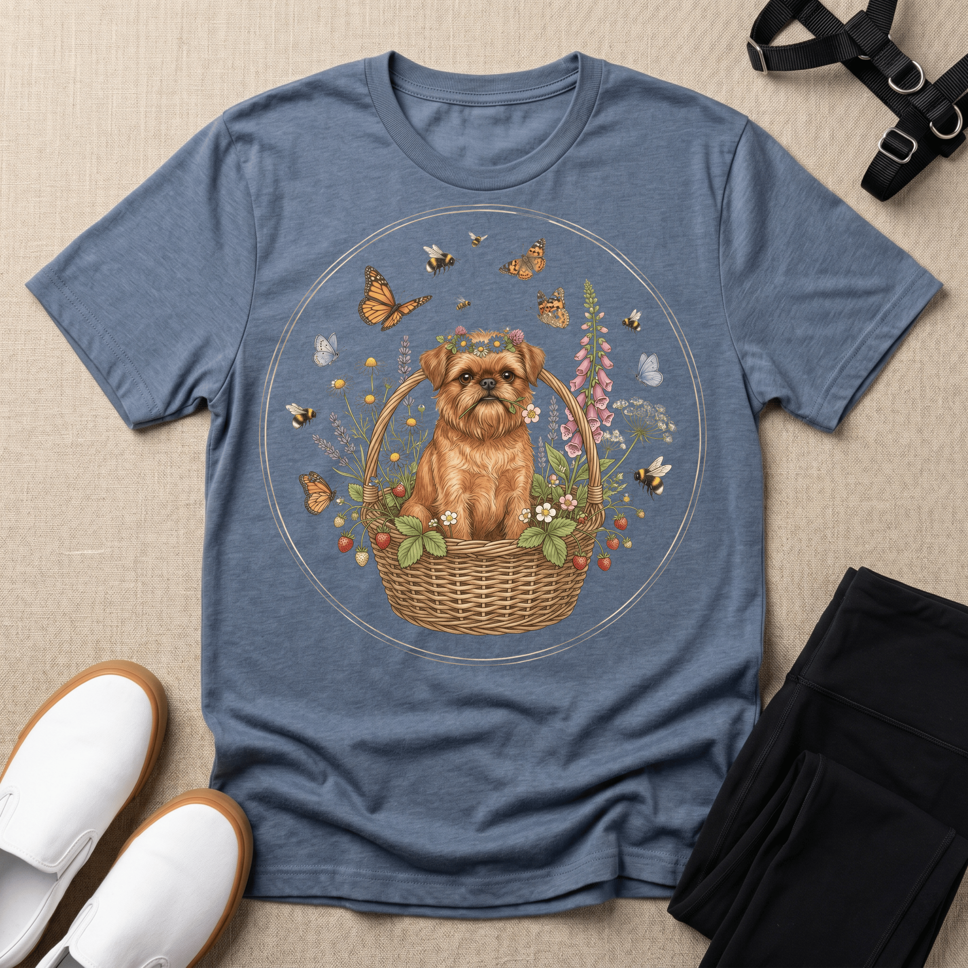 Brussels Griffon - Butterflies & Griffon