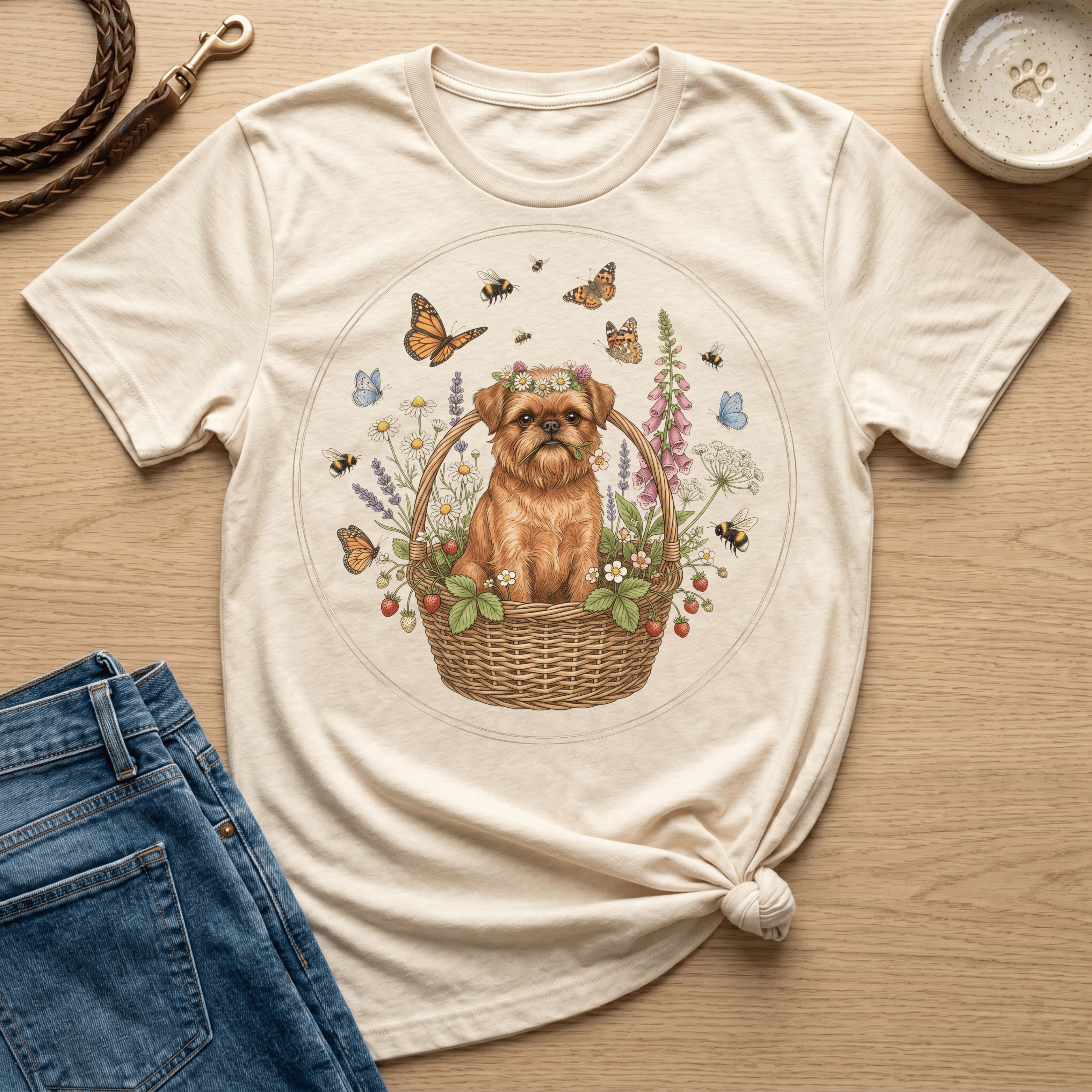 Brussels Griffon - Butterflies & Griffon