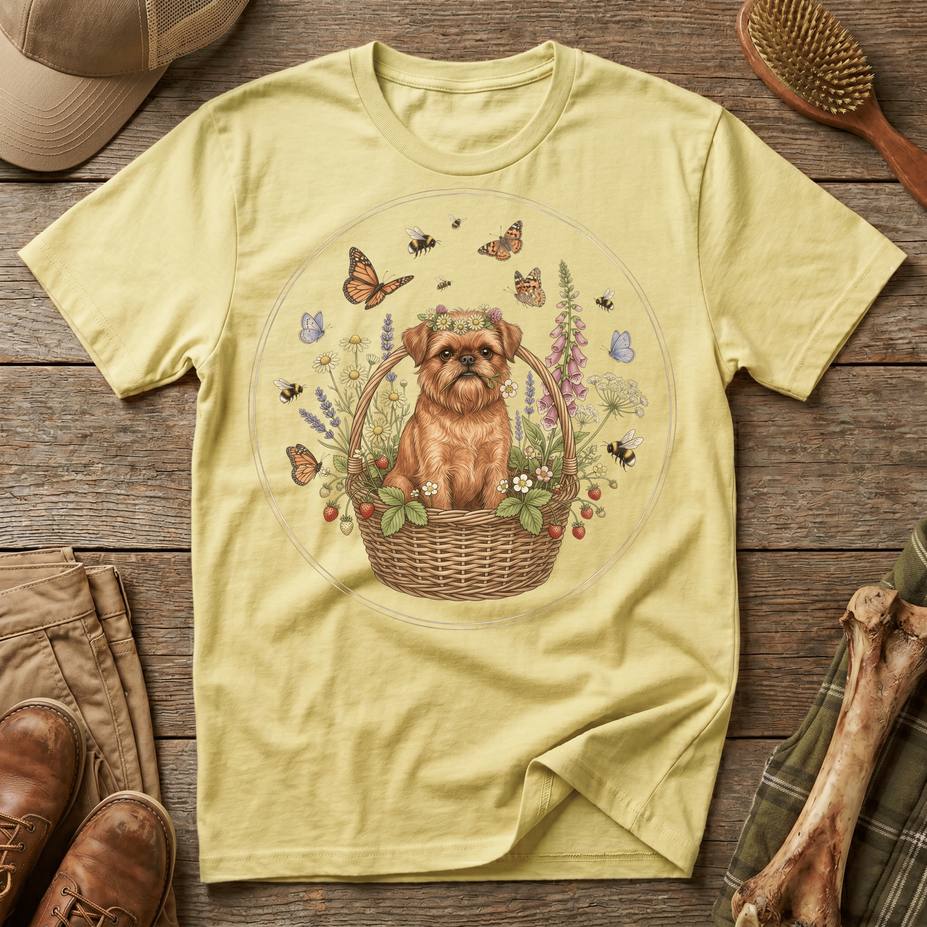 Brussels Griffon - Butterflies & Griffon
