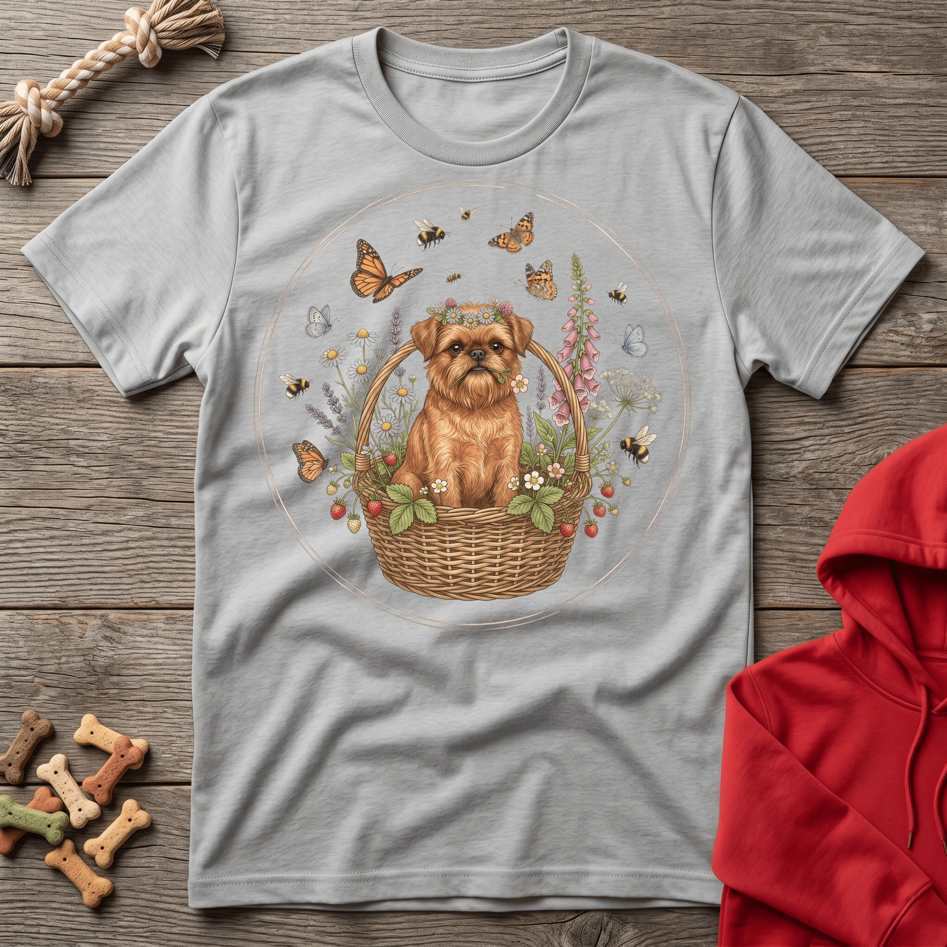 Brussels Griffon - Butterflies & Griffon