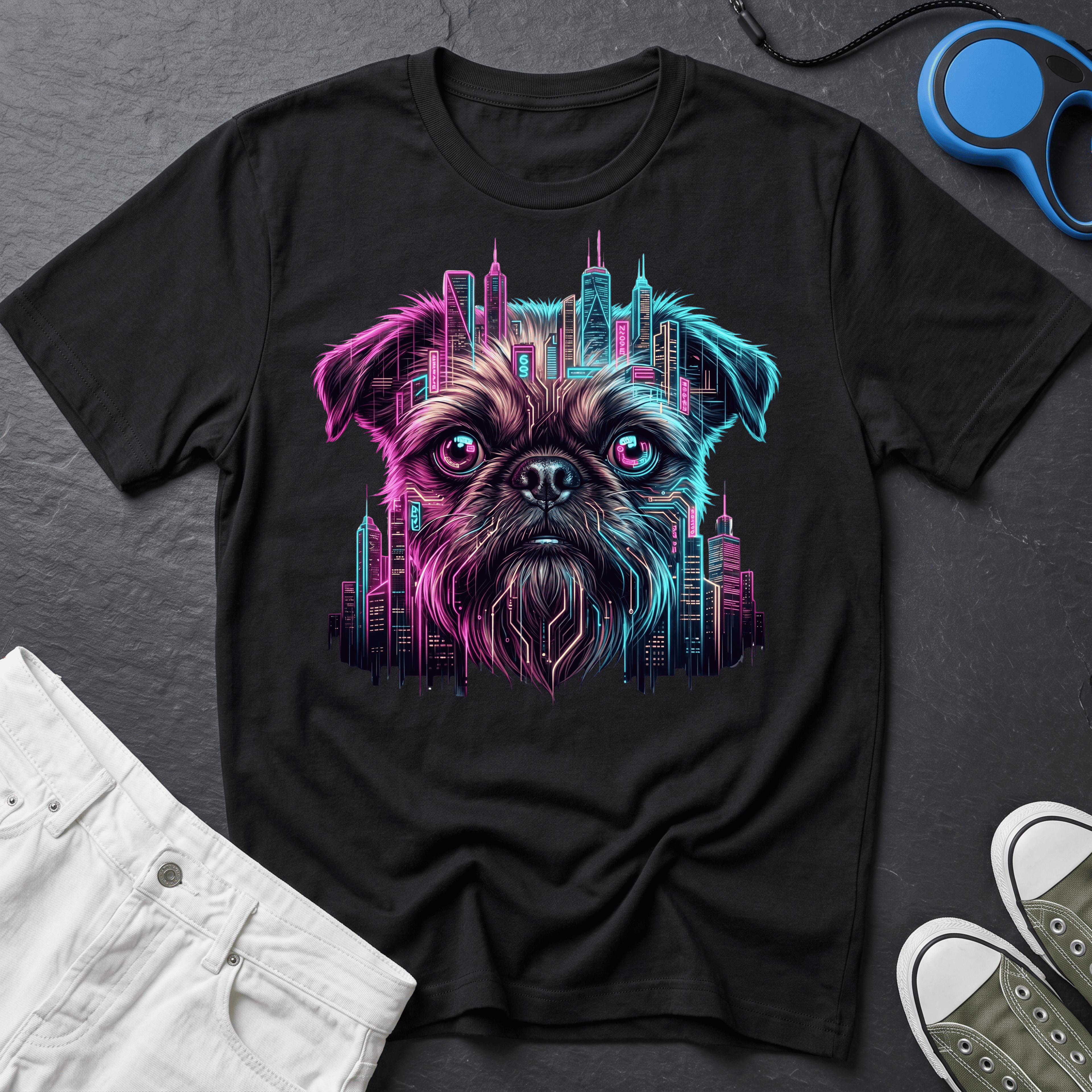Brussels Griffon - Cyberpunk