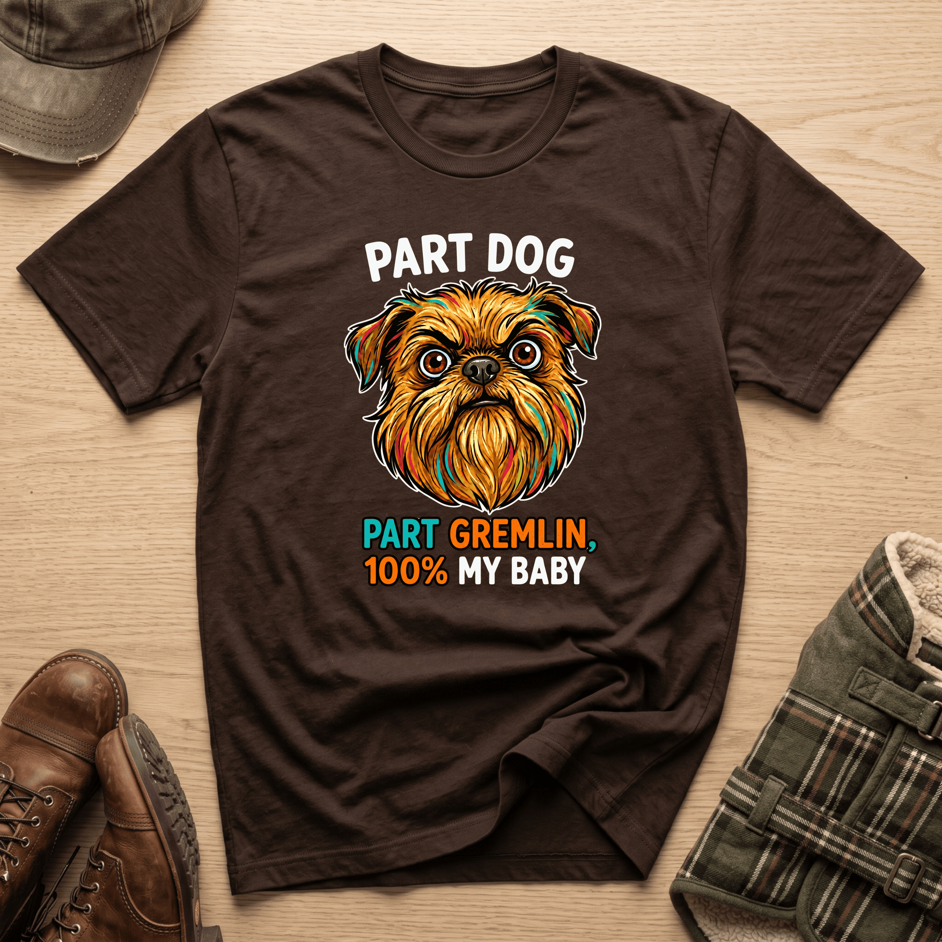 Brussels Griffon - Griffon Stare (Dark)