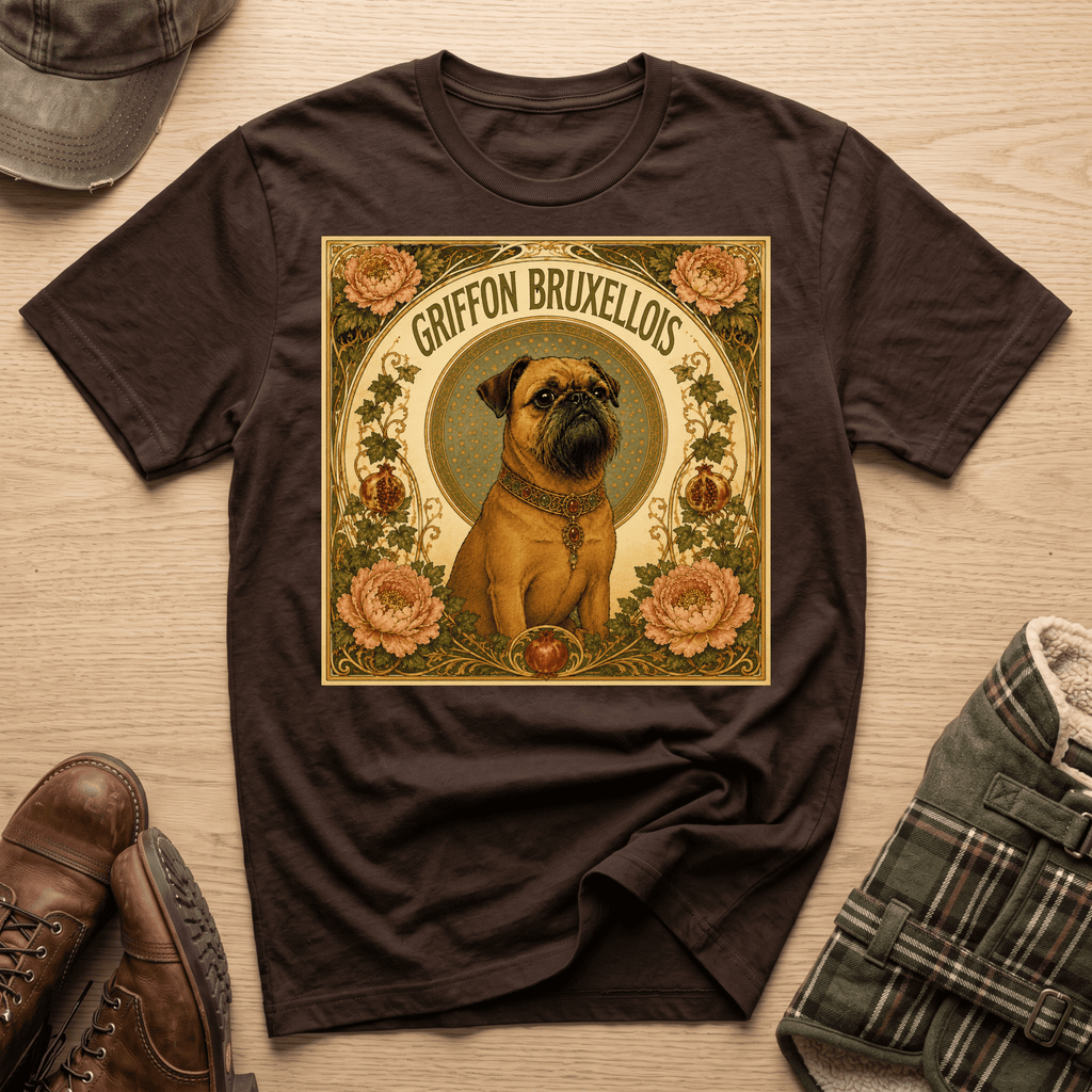 Brussels Griffon - Mucha Style